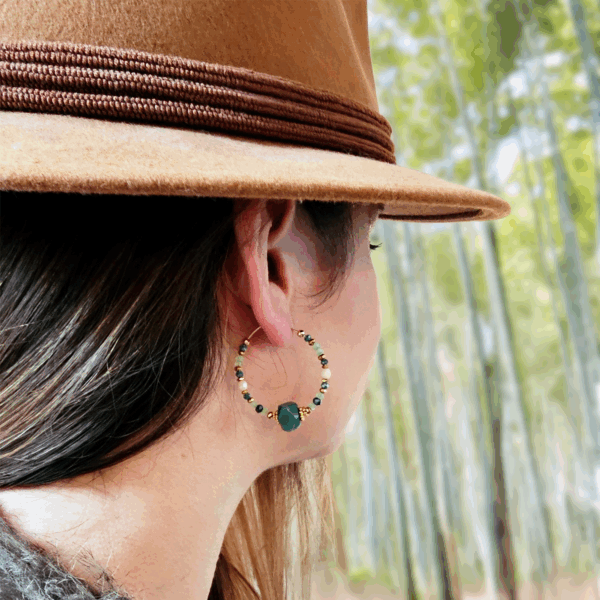 Boucles d'oreilles Nefertiti